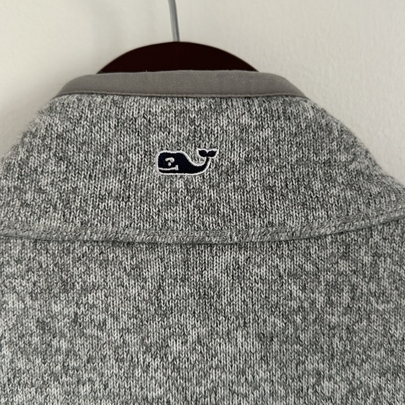 Like new. Vineyard Vines men’s grey sweater vest. Rarely worn, smoke free home. - Picture 3 of 4